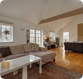 Bright managed living space