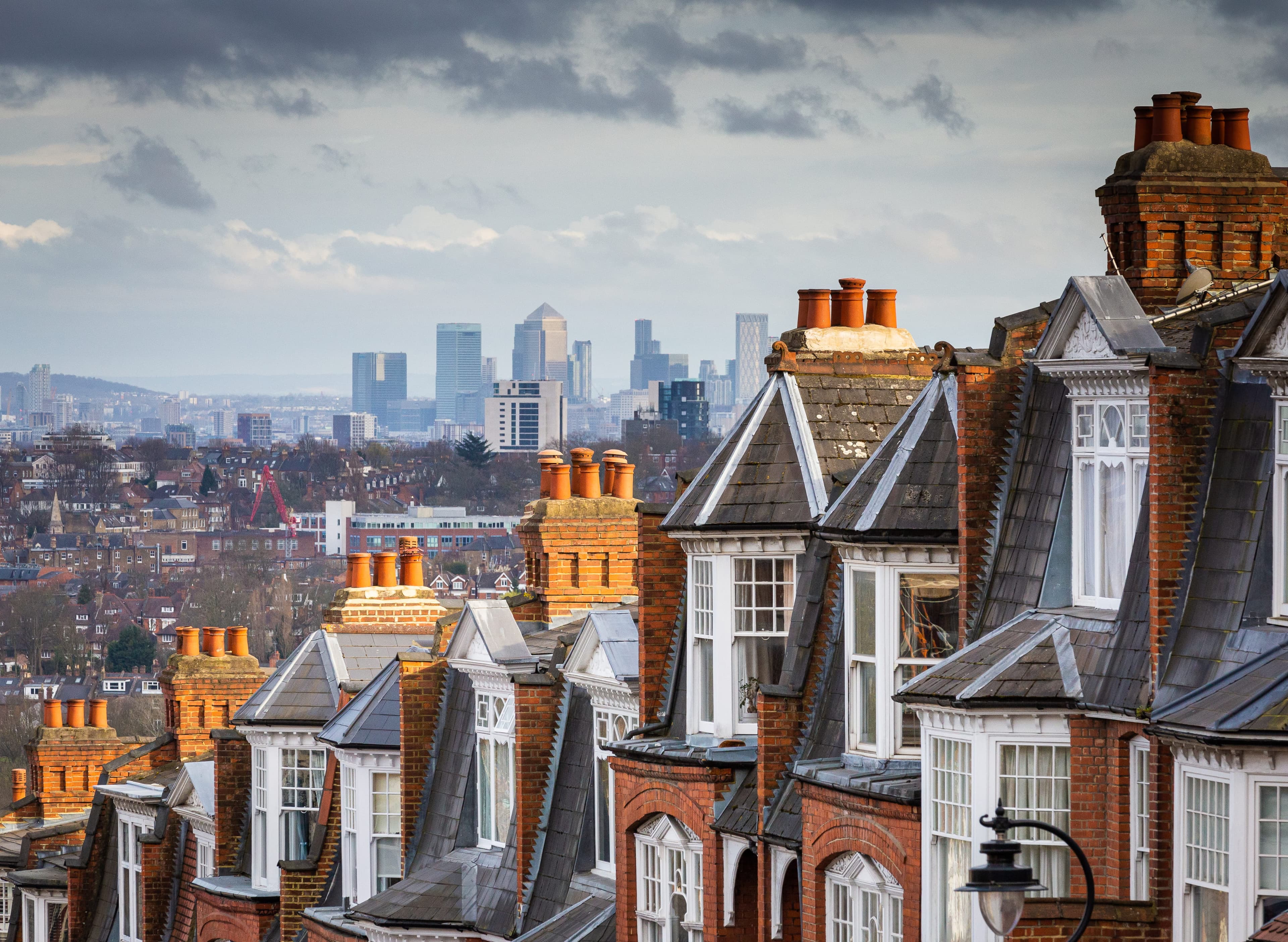 Detached brick residential home